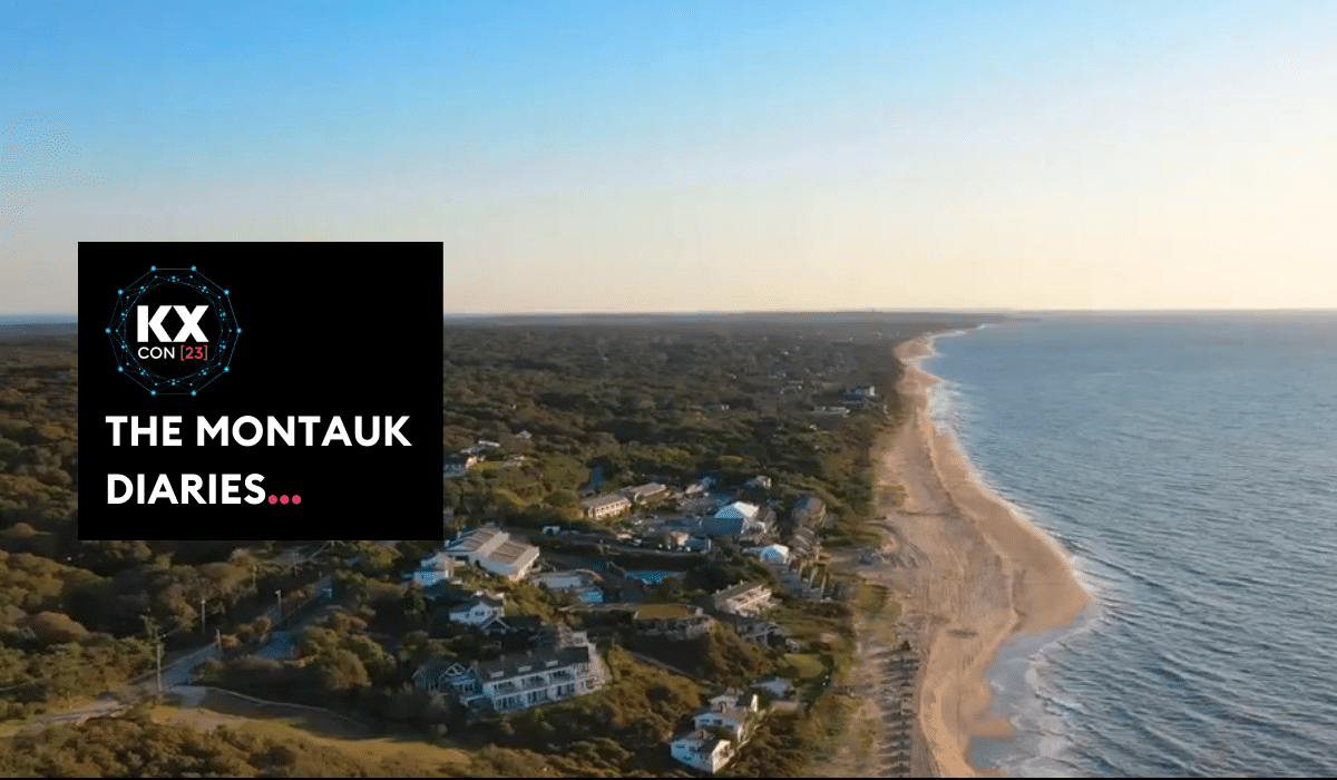 An Aerial View of The Gurney's Hotel and Montauk Beach, NY - KX